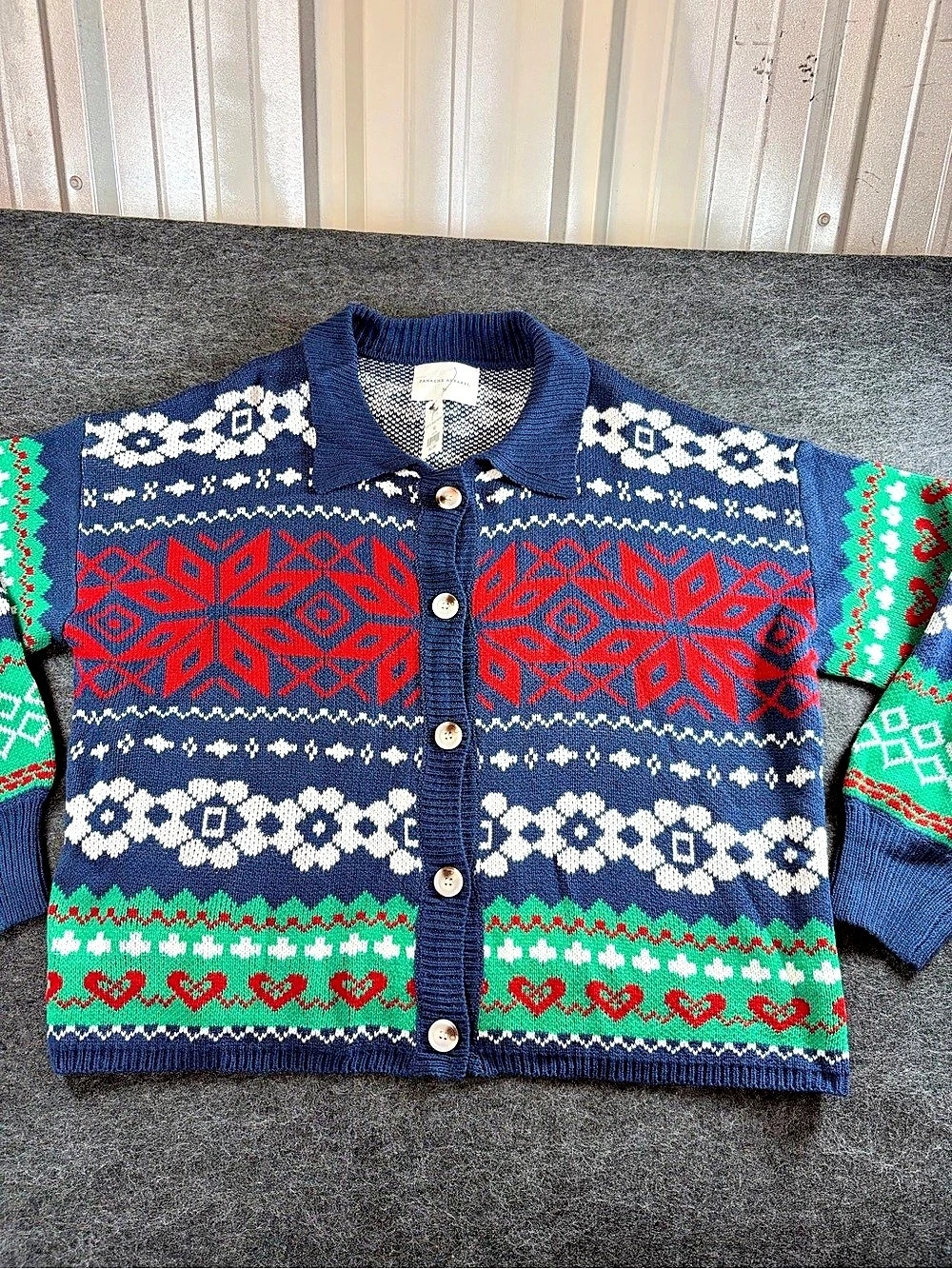 Panache Apparel Women’s XL NWT Christmas Holiday Sweater Button